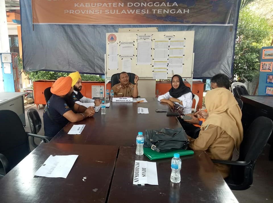 UNITED SIKHS Volunteers Receive Certificate of Appreciation from Donggala City Hall Officials