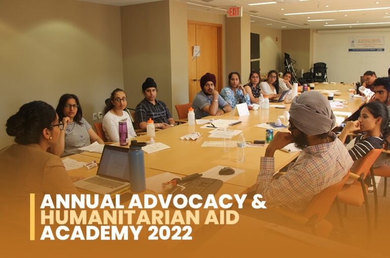 UNITED SIKHS 2022 Annual Advocacy & Humanitarian Aid Academy (AHAA) & Sikh Summit